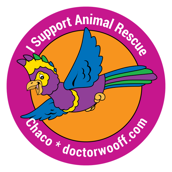 3.5" Magnet  "I Support Animal Rescue"